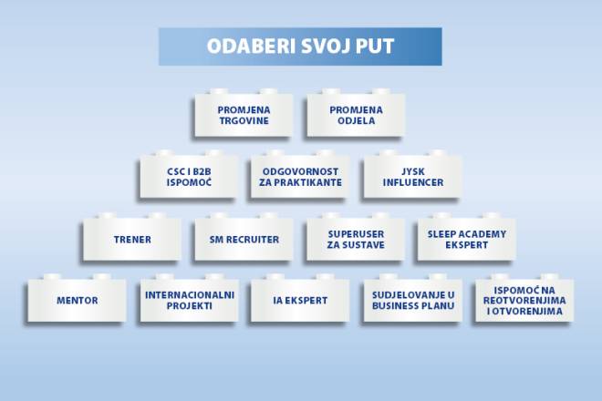 Image that shows you an overview of which bricks you can choose